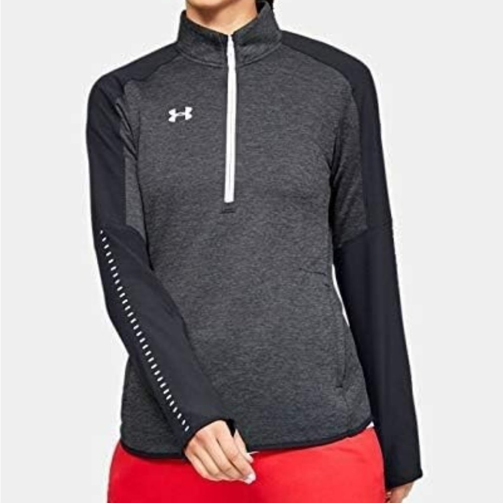 Under Armour Coldgear Women's Knit Warm-Up ½ Zip Size Medium